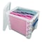 Super Stacker File Box, Clear with Blue Handles 36872 - alternate 2