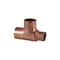 Nibco 3/4 in. x 1/2 in. x 3/4 in. Copper Pressure Cup x Cup x Cup Reducing Tee Fitting I611RR341234 - alternate 2