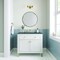 James Martin Vanities Chicago 36in Single Vanity, Glossy White, w/ 3 CM Parisien Bleu Silestone Top 503-V36-GW-3PBL - alternate 6