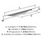 Amerock Current 5-1/16 inch (128mm) Center-to-Center Polished Chrome Cabinet Pull, 10PK 10VMP3721226 - alternate 2