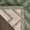 Homeroots 2' X 4' Dark Green And Light Green Geometric Indoor Outdoor Area Rug 573844 - alternate 4