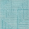 Homeroots 3' X 5' Turquoise And Ivory Geometric Washable Indoor Outdoor Area Rug 600864 - alternate 3