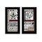 Homeroots Set Of Two Family Wisdom Black Framed Print Wall Art, 2PK 416031 - alternate 1