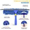 Bison Life 2-in-1 Window Cleaning Squeegee Kit with 4-12 Ft Telescopic Pole, 2 Washer Sleeves Included BLZ-EXHSQ-SET-12-1 - alternate 2