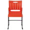 Flash Furniture Orange Plastic Stack Chair, PK5 5-RUT-2-OR-GG - alternate 3