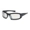Bouton Optical Full Frame Safety Glasses w/Black Frame, Rubber Foam Padding, I/O Lens, Anti-Scratch/Anti-Fog Coating 250-CE-10092 - alternate 1