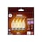Current LED Chandelier Light Bulbs, Candle Shape, Clear Soft White, 200 Lumens, 2.5-Watts, 4PK 45576 - alternate 2