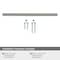 Amerock Caliber 7-9/16 in 192 mm Center-to-Center Satin Nickel Cabinet Pull BP36876G10 - alternate 4