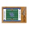 Picnic Time Family Of Brands NCAA Kentucky Wildcats Football Field Icon Glass Top Cutting Board & Knife Set 910-00-505-264-0 - alternate 1