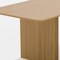 Homeroots 79" Natural Wood Double Pedestal Base Dining Table 721133 - alternate 2