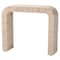 Bali & Pari Yareli Bohemian Woven Natural Grasscloth Raffia Console Table 254-14037-ZORO - alternate 1