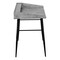 Homeroots 47" Gray and Black Wood and Metal Parsons Computer Desk 489842 - alternate 3