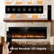 Edendirect 60 in. Insert-Type Electric Fireplace in Black, with Remote, 8H Timer, 5-Speed Flames ZR-WT-F60 - alternate 4