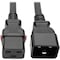 Eaton Tripp Lite Series Power Extension Cord, Locking C19 to C20 - Heavy-Duty, 20A, 100-250V, 12 AWG, 6 P036-L06 - alternate 1