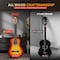 Pyle Beginner Acoustic Guitar Kit, 3/4 Junior Size All Wood Instrument with Full Accessory Kit, Picks PGACLS82BB - alternate 2