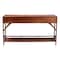Bali & Pari Brier Marbled Tortoise Natural Rattan Console Table 262-14438-ZORO - alternate 5