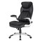 Office Star Products Exec Bonded Lthr Seating Office Chair, Black / Silver ECH17056-EC3 - alternate 3