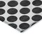 Homeroots 3' X 5' Black And Ivory Polka Dot Washable Indoor Outdoor Area Rug 614869 - alternate 2