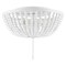 Jonathan Y Allison 15" 3-Light Shabby Chic Farmhouse Wood Beaded/Metal LED Flush Mount, White JYL9019D - alternate 6