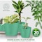 Lifemaster Planter Pots with Drainage Holes, Lightweight, Durable, Space-Saving, Mint, 20PK LMFLOPMIT520 - alternate 3