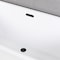 Kingston Brass 66-Inch Acrylic Oval Double Ended Pedestal Tub with Drain, No Faucet Drillings VTDE663124C420 - alternate 2