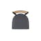 Holland Bar Stool Co Revelle 36in Swivel Extra Tall Bar Stool with Pewter Finish, Medium Back and Canter Storm Seat 881 - alternate 4