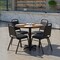 Flash Furniture Round Table Set, 36" W, 36" L, 30" H, Laminate, Wood Grain HDBF1004-GG - alternate 3