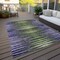Homeroots 9' X 12' Purple Lilac And Lavender Striped Washable Indoor Outdoor Area Rug 577996 - alternate 4