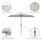 Pure Garden 9 Ft Semicircle Patio Umbrella, Tan 50-145-T - alternate 2