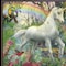 Homeroots Rainbow Unicorn 1 Black Framed Print Wall Art 415879 - alternate 3