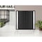 Vdomdoors Front Exterior Prehung Metal-Plastic Double Doors / MANUX 8111 Matte Black / 2 Sidelites Exterior W MANUX8111DEXD-BLK-LH-W16+72+16xH80 - alternate 2