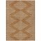 Homeroots 8' X 10' Copper And Beige Geometric Washable Indoor Outdoor Area Rug 598613 - alternate 3