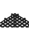 Mytee Products 12inx12in Non Slip Interlocking Self Drainage Tiles - 1/2in Thick, Black, 48PK NSM1212-BLKx48 - alternate 3