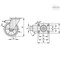 Elesa 451621-ESD Castors steel bracket ESD Mould-on polyurethane coating plate bracket 451621-ESD - alternate 2