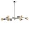 Jonathan Y Turing 28.5" Adjustable Height Metal LED Chandelier, Chrome JYL7458A - alternate 6