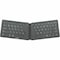 Targus FOLDABLE ERGONOMIC KEYBOARD W/ ANTIMICROBIAL DEFENSEGUARD BLACK AKF003US - alternate 1