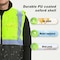 Protectx Winter Safety Vest, Class 2 High Visibility with Pockets, Green ST-WV300D-GNBK-M - alternate 5