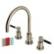 Kingston Brass Widespread Bathroom Faucet with Brass Pop-Up, Brushed Nickel KS8928DKL - alternate 1