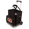 Picnic Time Family Of Brands NFL Cincinnati Bengals - Cellar 6-Bottle Wine Carrier & Cooler Tote with Trolley 660-85-179-074-2 - alternate 1