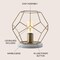 Jonathan Y James 10" MidCentury Glam Metal/Marble Geometric LED Table Lamp, Brass JYL1047A - alternate 3