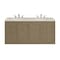 James Martin Vanities Chicago 60" Dbl Vanity, Walnut Whisper, w/ 3 CM Siberian Silestone Top w/FreePower Wireless Charger 503-V60D-WLW-FSFR - alternate 4