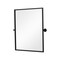 Homeroots 31" Black Metal Framed Full Length Hanging Mirror 564452 - alternate 2