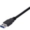 Startech.Com 1M BLACK USB 3.0 EXTENSION CABLE M/F USB3SEXT1MBK - alternate 2