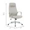 Leisuremod Flux Faux Leather Swivel Office Chair, Knee Tilt, Padded Support FO19TL - alternate 7