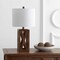 Jonathan Y Stewart 21.5" Farmhouse Wood LED Table Lamp, Brown JYL1062A - alternate 5