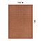 World Rug Gallery Contemporary Bordered Weather Resistant Reversible Indoor/Outdoor Rug 7 ft 10 in x 10 ft Rust WR111RUST8X10 - alternate 3