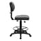 Office Star Products DC Series Sculptured Vinyl Drafting Chair, Black DC517V - alternate 2