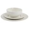 Elama Jasmine 16 Piece Porcelain Dinnerware Set in White EL-JASMINE - alternate 4