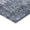 Homeroots 3' X 5' Blue And Dark Gray Abstract Washable Indoor Outdoor Area Rug 605536 - alternate 4