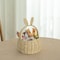 Wickerwise Hand-Woven Easter Bunny Ear Basket with Handle - Multi-Purpose Paper Rope Wicker Basket for QI004723.N - alternate 3